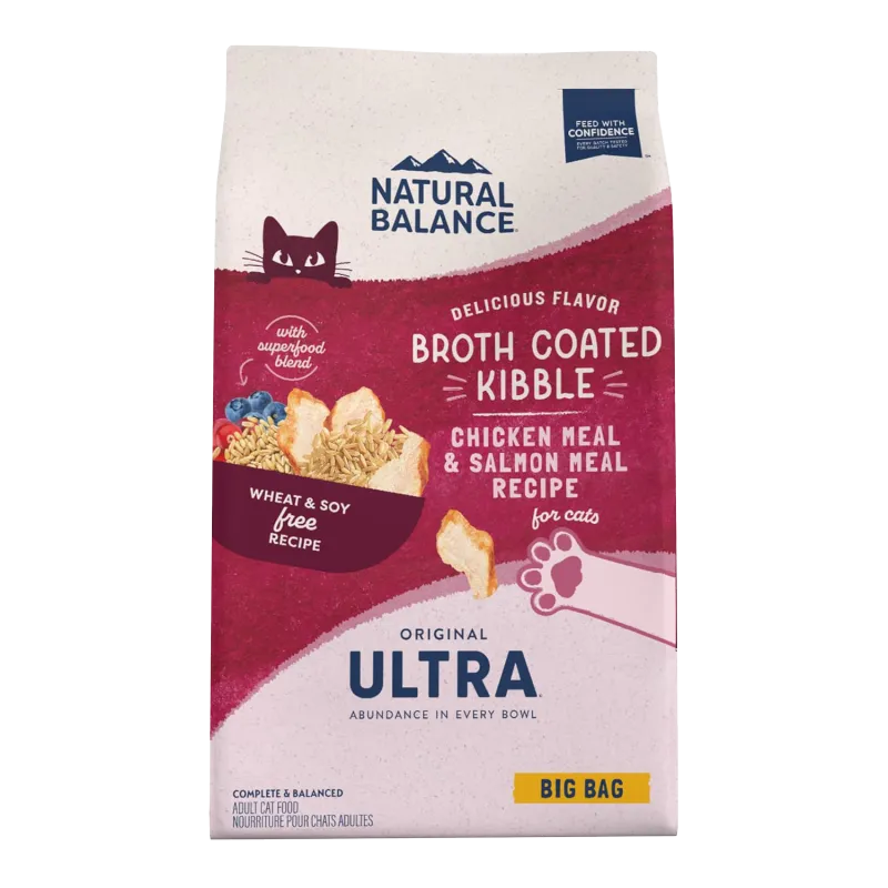 15lb Natural Balance Original Ultra Chicken Meal & Salmon Meal Formula Dry Cat Food