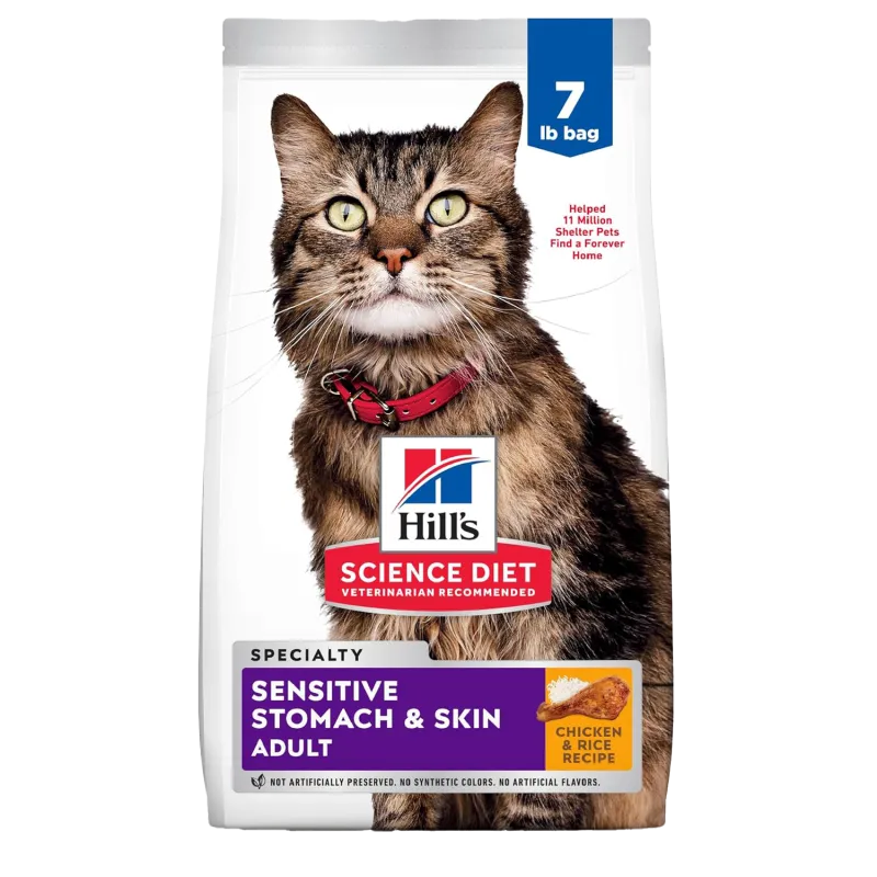 Hill's Science Diet Adult Sensitive Stomach & Skin Cat Food