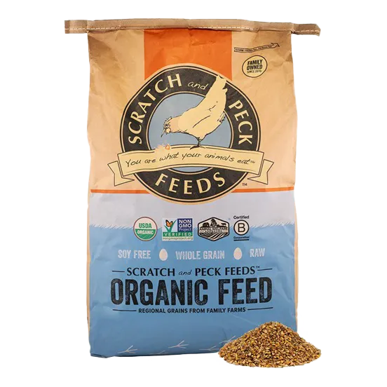 40lbs Naturally Free Organic Layer Feed 16% For Chickens & Ducks