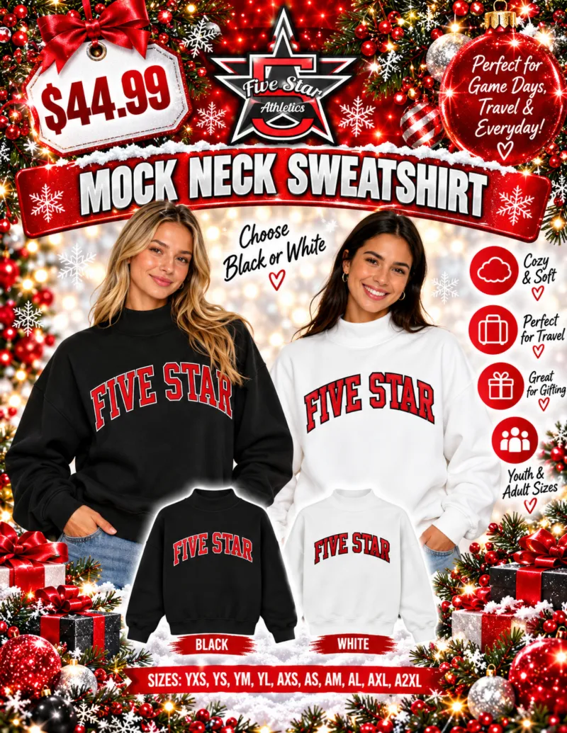 Mock Neck Sweatshirt 