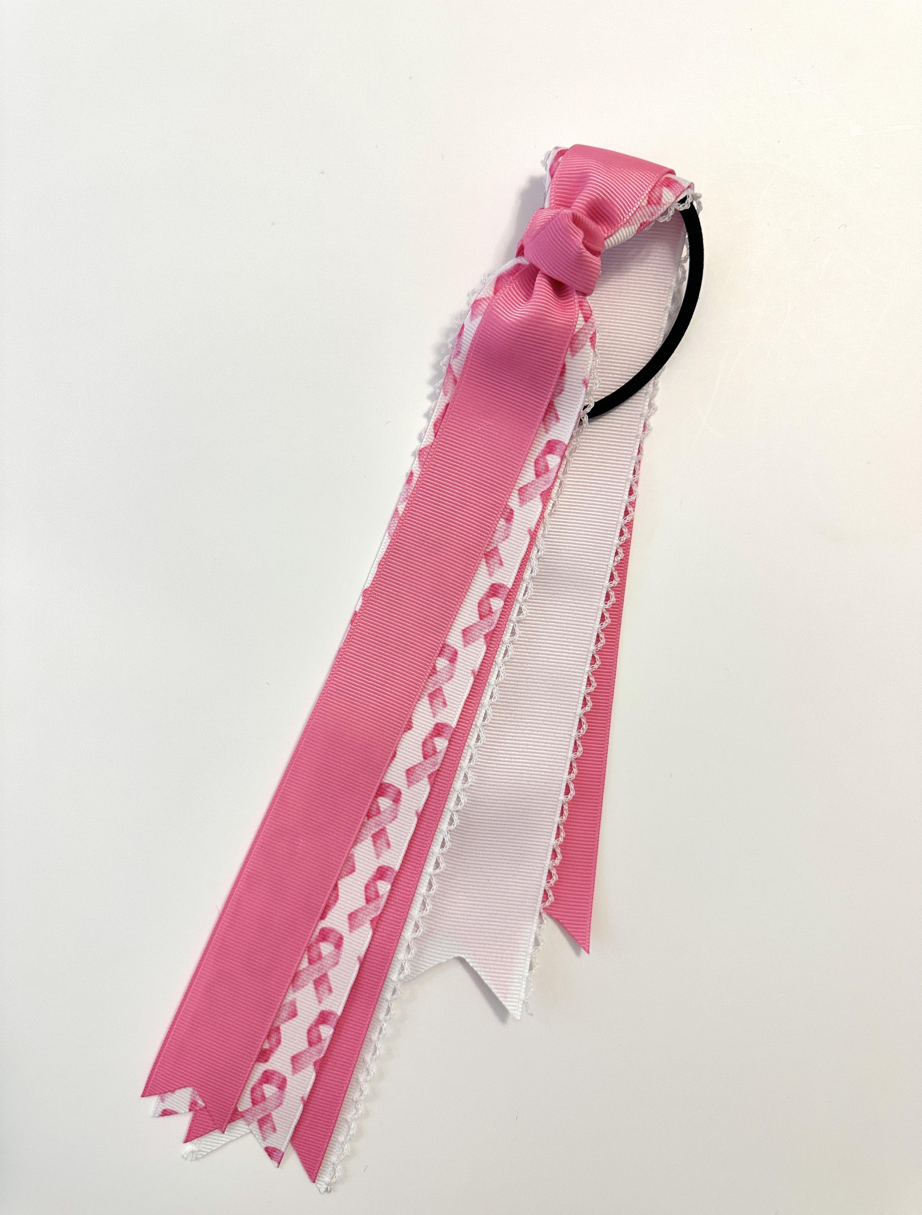 Breast Cancer Awareness Ponytail Streamer 2026