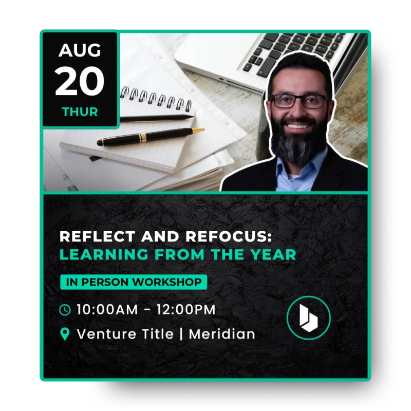 Reflect and Refocus: Learning from the Year