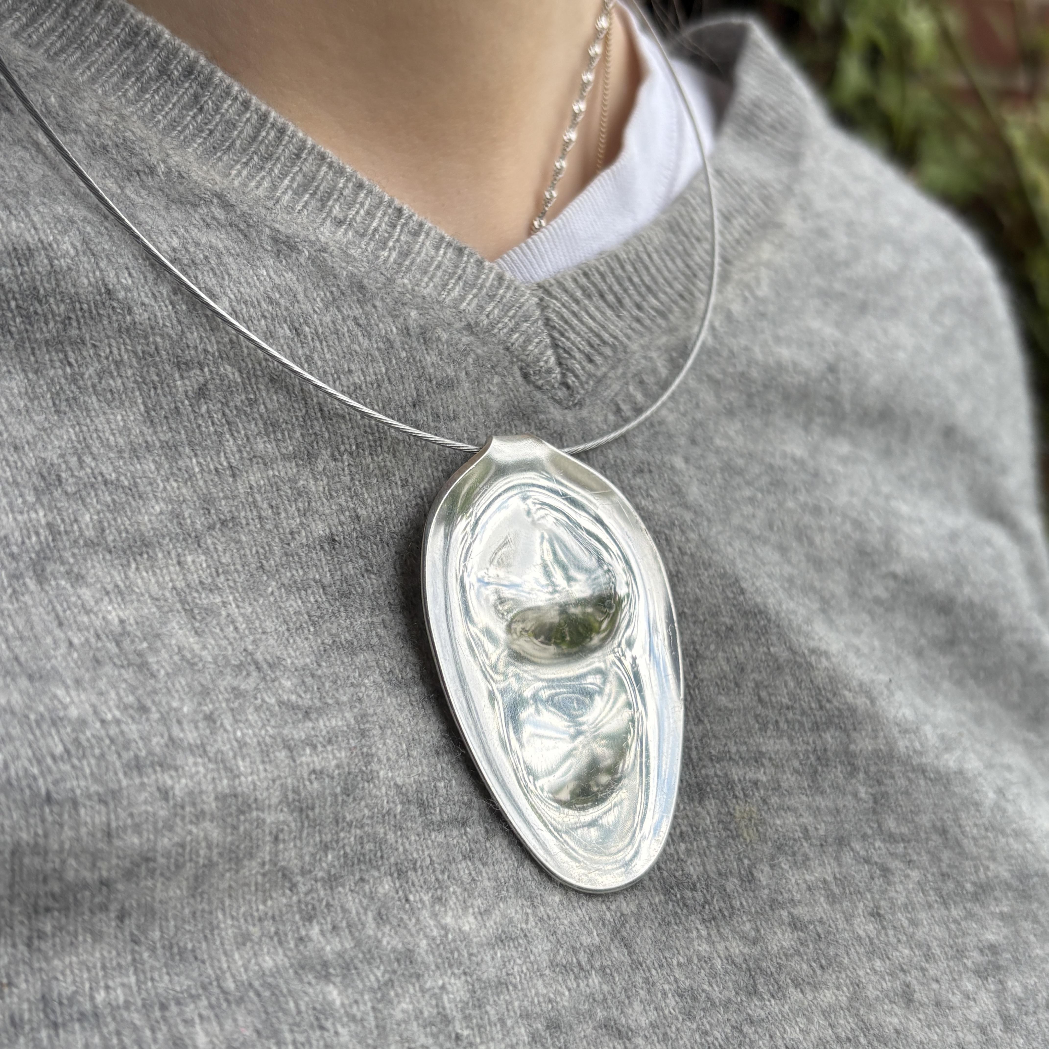 Anna – Versilberte Halskette