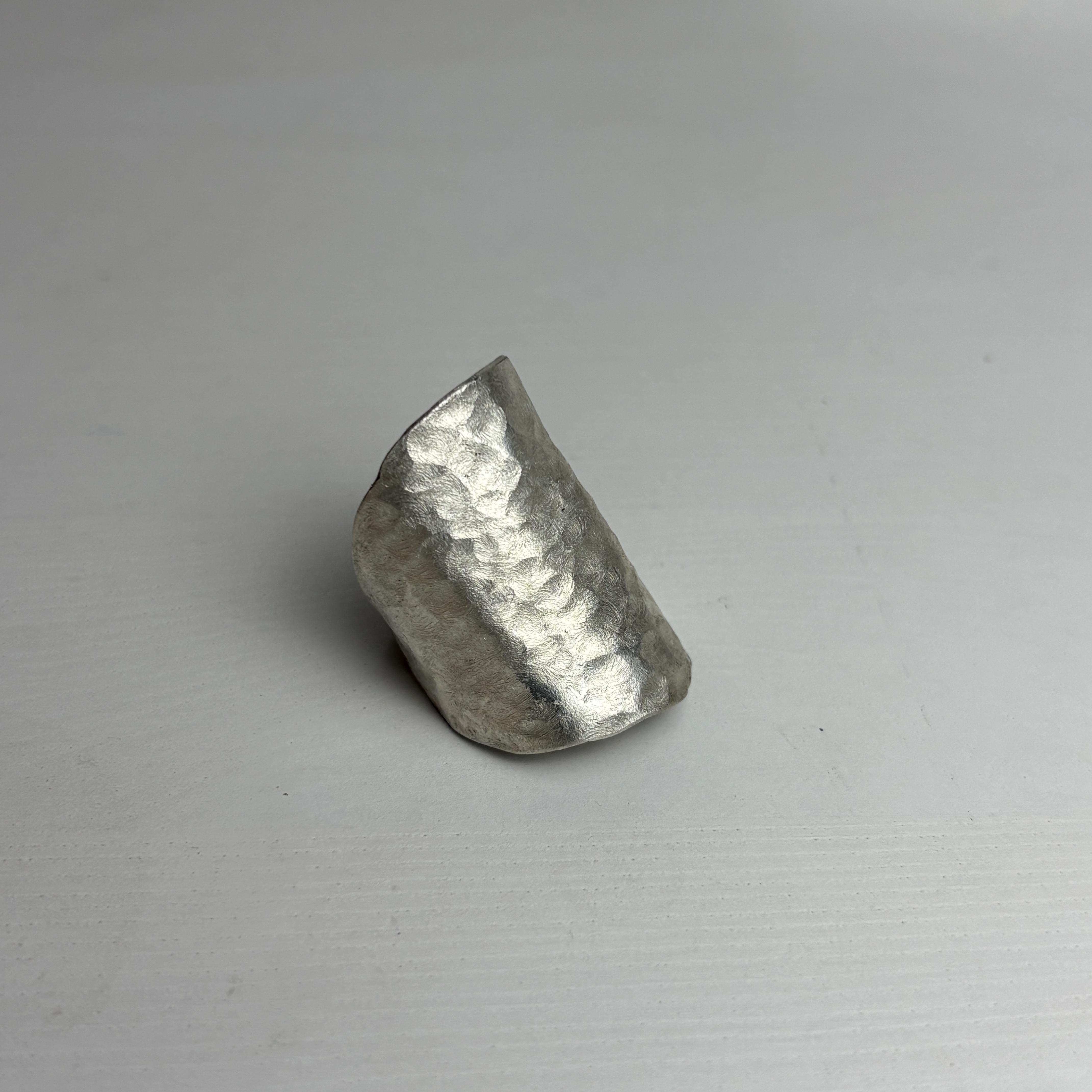 Elise - Versilberter Statement Ring