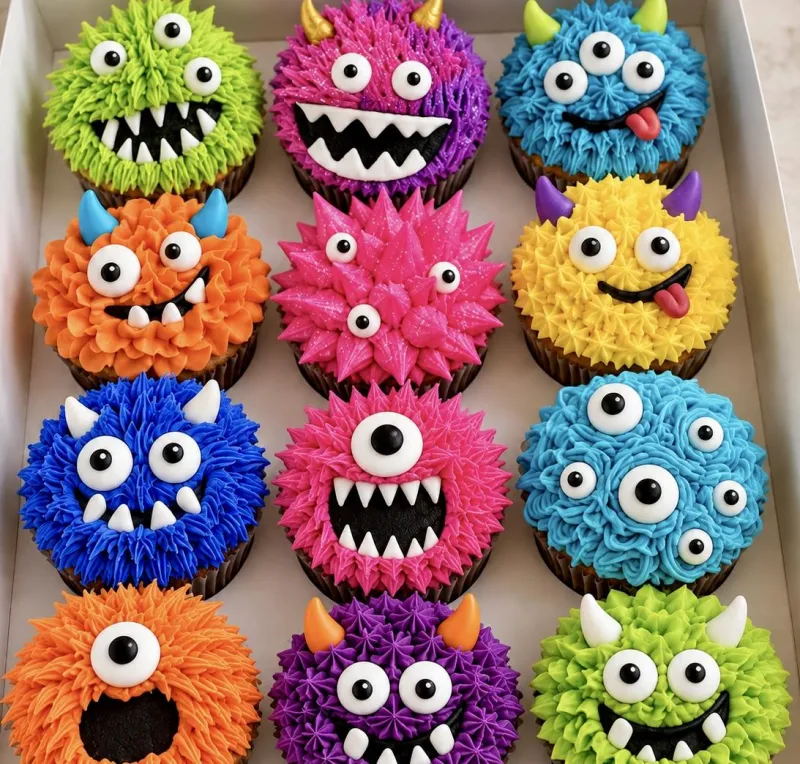 Monster Mash Cupcakes - Cake n Sip