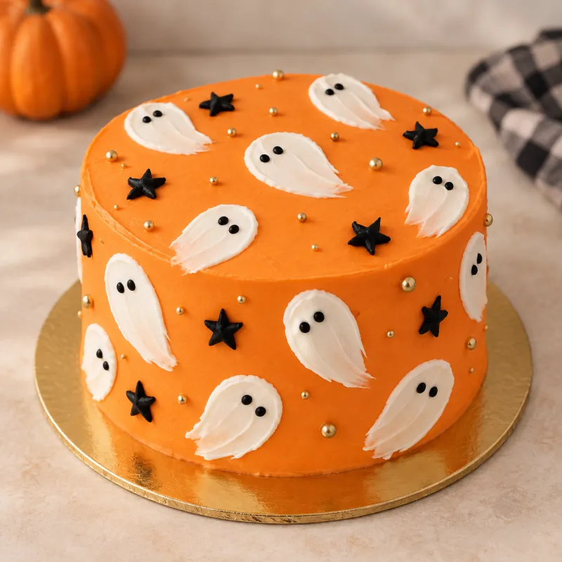 Boo-tiful Buttercream Cake n Sip