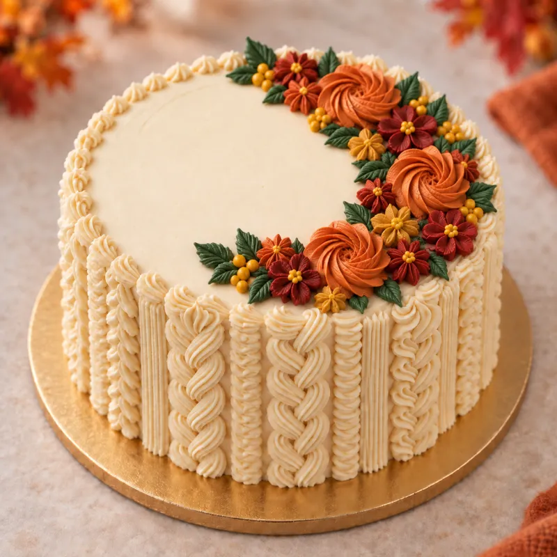 Sweater Weather & Fall Florals Cake n Sip