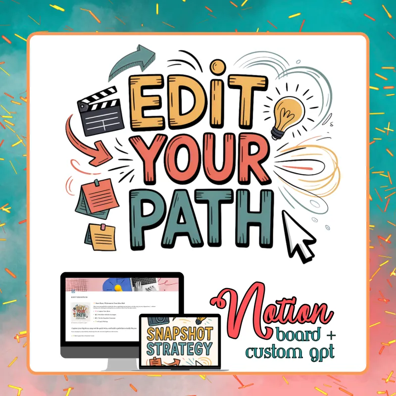Edit Your Path:  A Toolkit for Idea-Overloaded Entrepreneurs