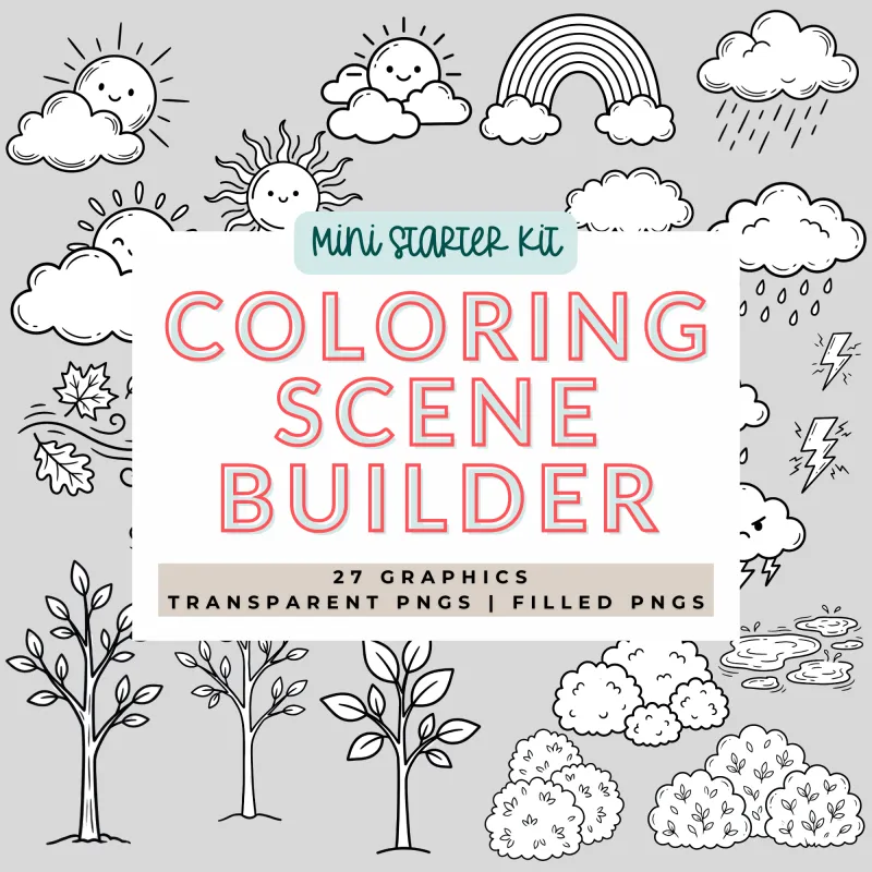 Coloring Scene Builder Mini Starter Kit