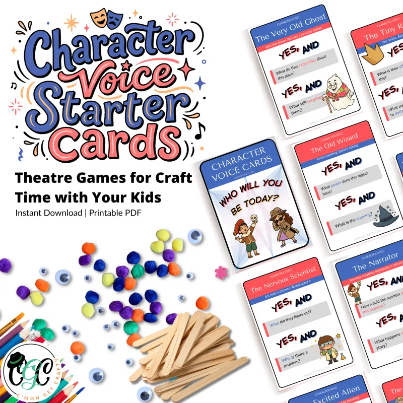 Character Voice Starter Cards