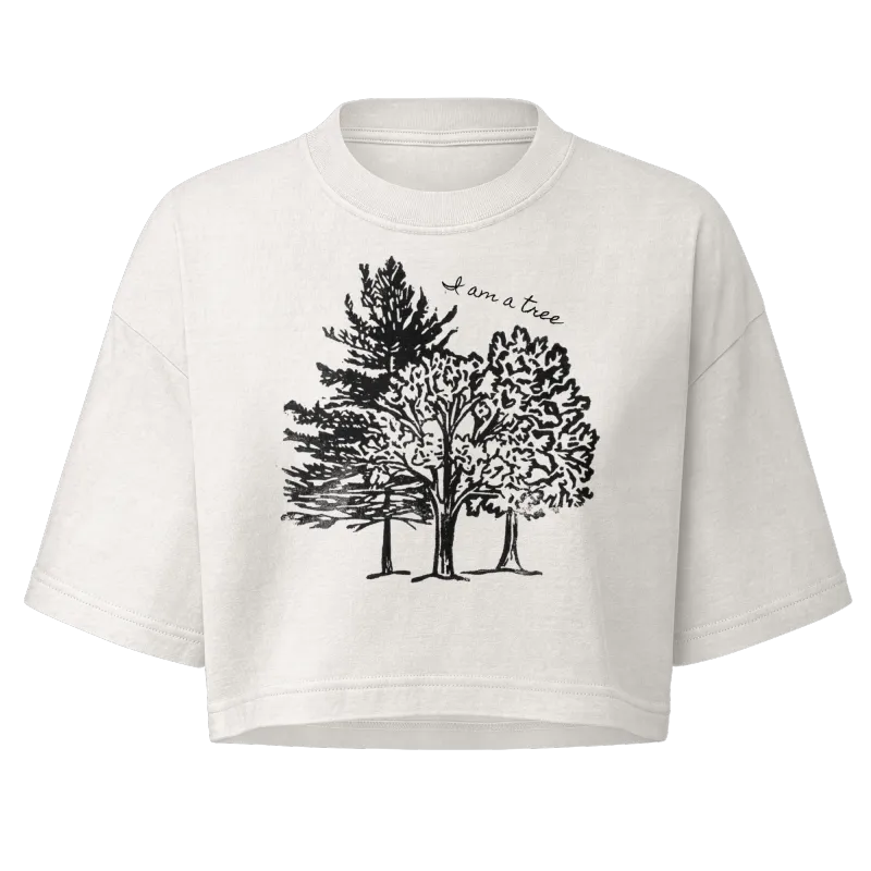 I am a Tree Cropped T-Shirt