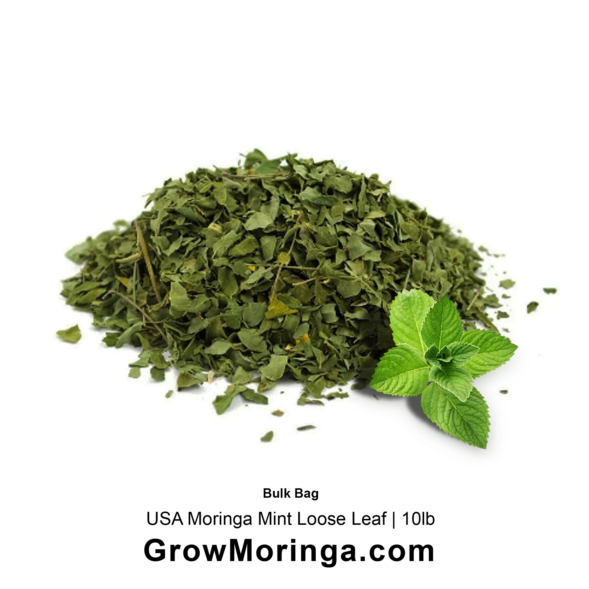 Bulk - USA Moringa + Mint Tea Loose Leaf