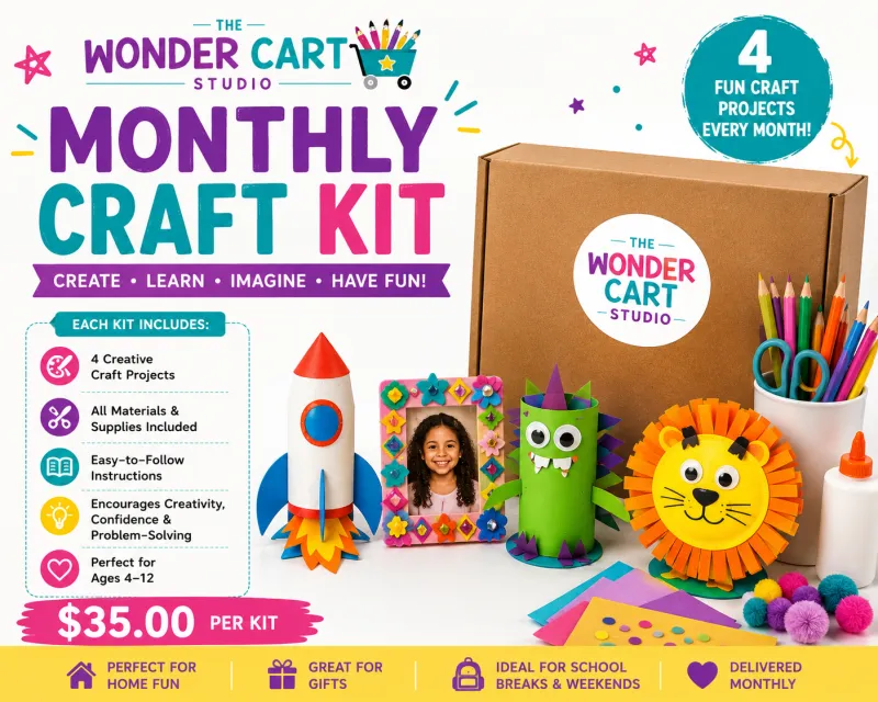 The Wonder Cart Monthly Craft Kit