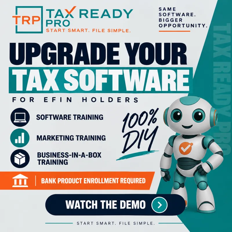 Tax Ready Pro DIY Software and Marketing