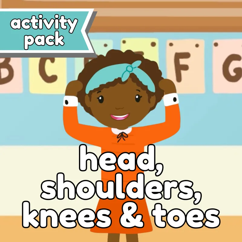 Head Shoulders Knees and Toes - Activity Pack 