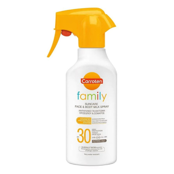 CARROTEN SUNSCREEN FAMILY SUNCARE SPRAY SPF30 270ML