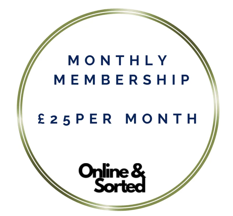 Online and Sorted Monthly Membership 