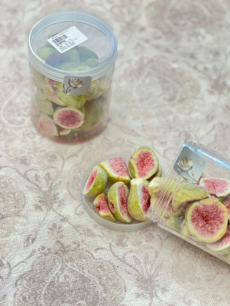 Premium Freeze-Dried Red Figs – Gourmet Natural Crunch