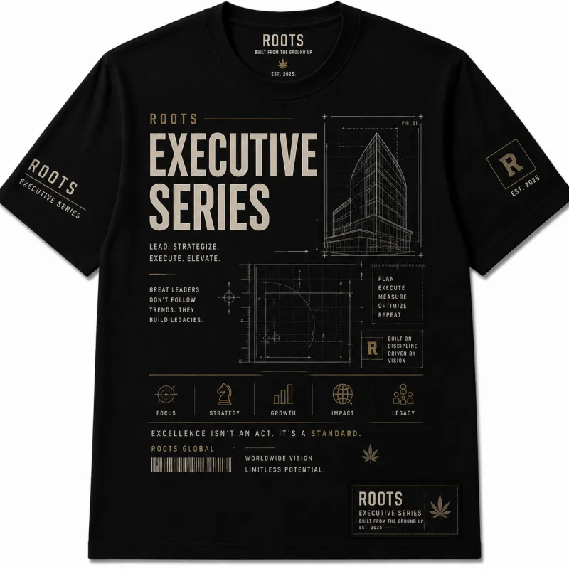 Blueprint executive series black tee