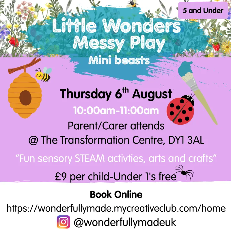 Little Wonders STEAM Summer Sessions-Thursday 6th August
