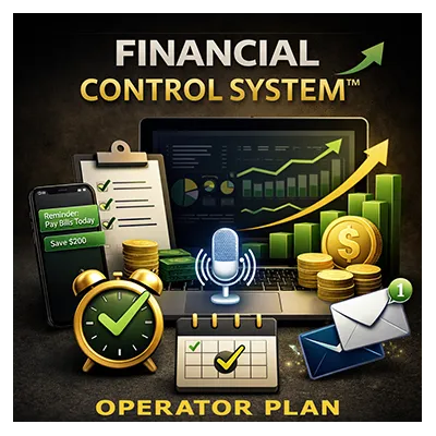 Financial Control System Operator Plan