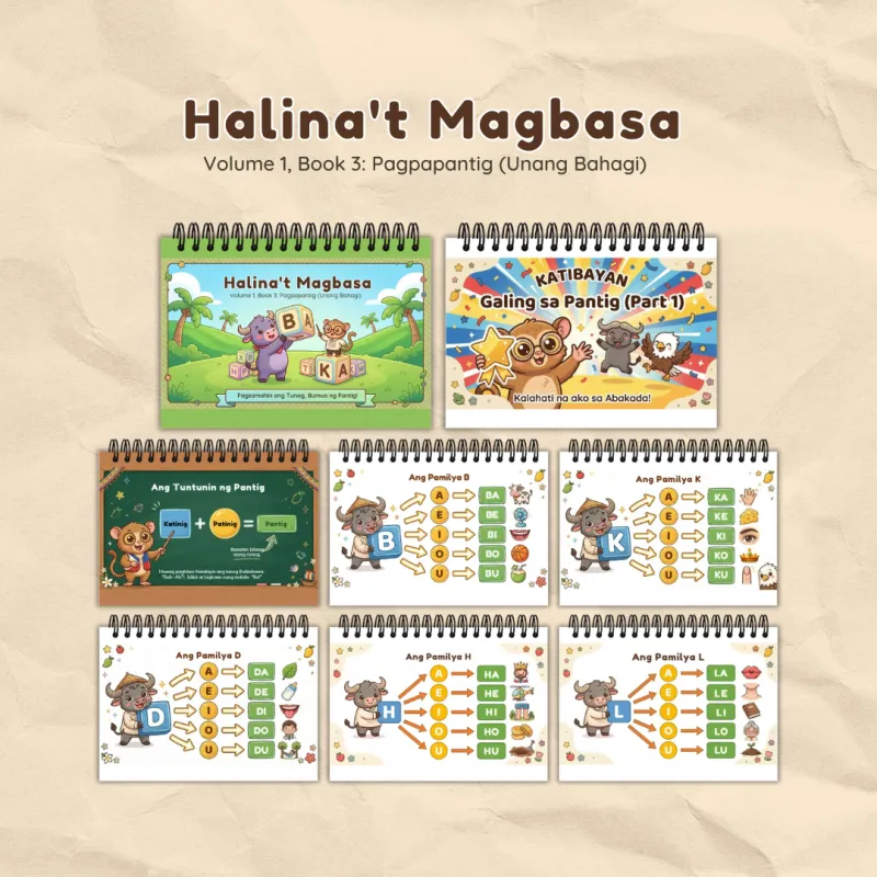Halina't Magbasa: Ang Unang Hakbang ng Batang Pinoy sa Pagbabasa (Book)
