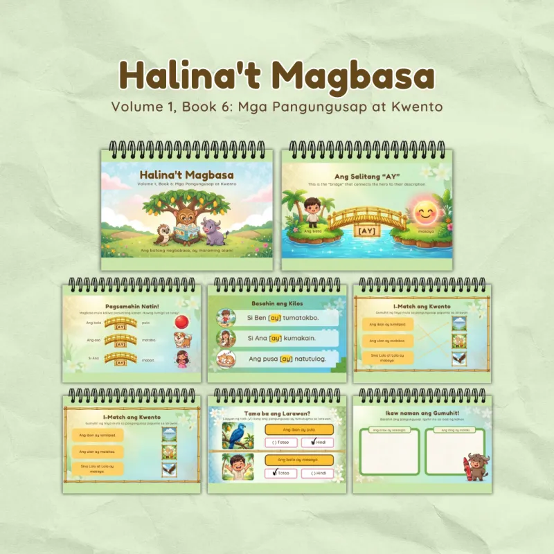 Halina't Magbasa: Ang Unang Hakbang ng Batang Pinoy sa Pagbabasa (Book)