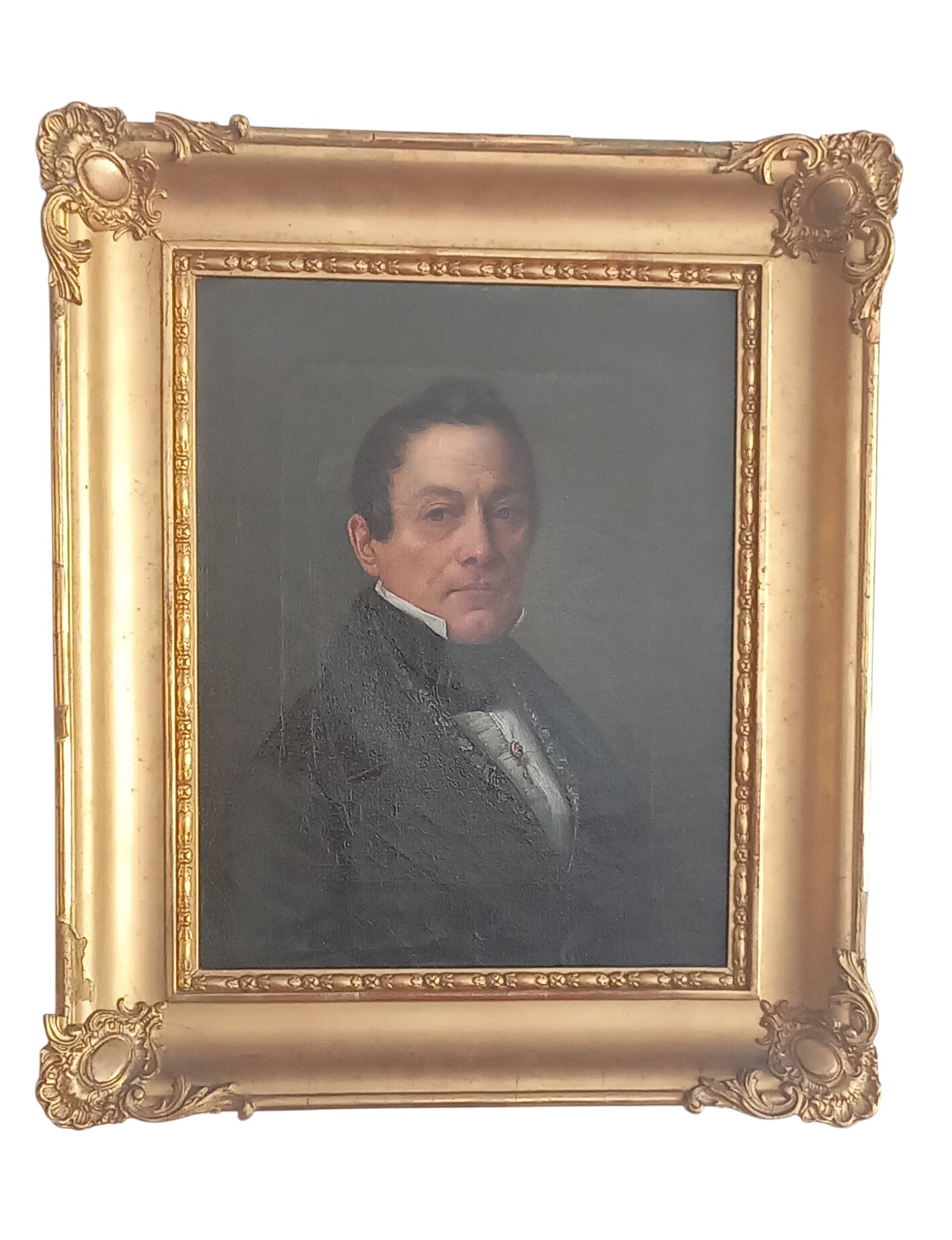 Huile sur toile " Portrait Alexander LITTADINI ROMANUS