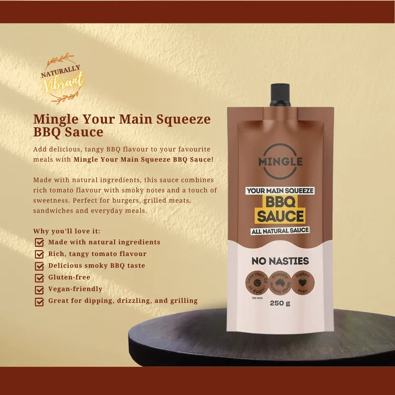 Mingle Your Main Squeeze BBQ Sauce 250g