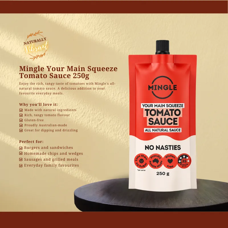 Mingle Your Main Squeeze Tomato Sauce 250g