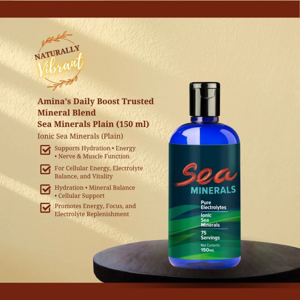 Sea Minerals Plain 150ml Same as Amena s Daily Boost | Ionic Mineral Blend