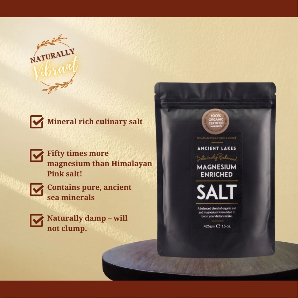 Ancient Lakes Magnesium Enriched Salt 425g