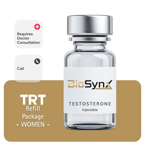TRT CALI Women's Refill Package (Cypionate 200mg/mL 10mL)