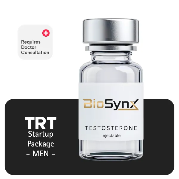 TRT Men's Startup Package 60 days (Consult, Labs, Cypionate 200mg/mL 10mL + Anastrozole 24×1mg)