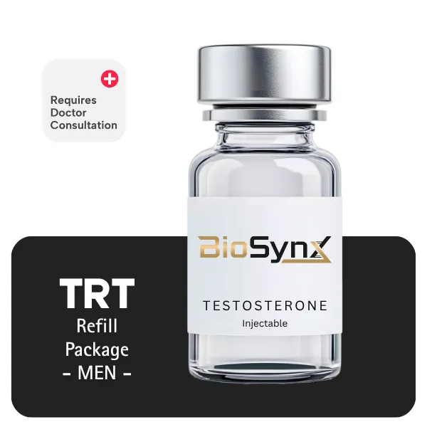 TRT Men's Refill Only Package 60 days (Cypionate 200mg/mL 10mL + Anastrozole 24×1mg)