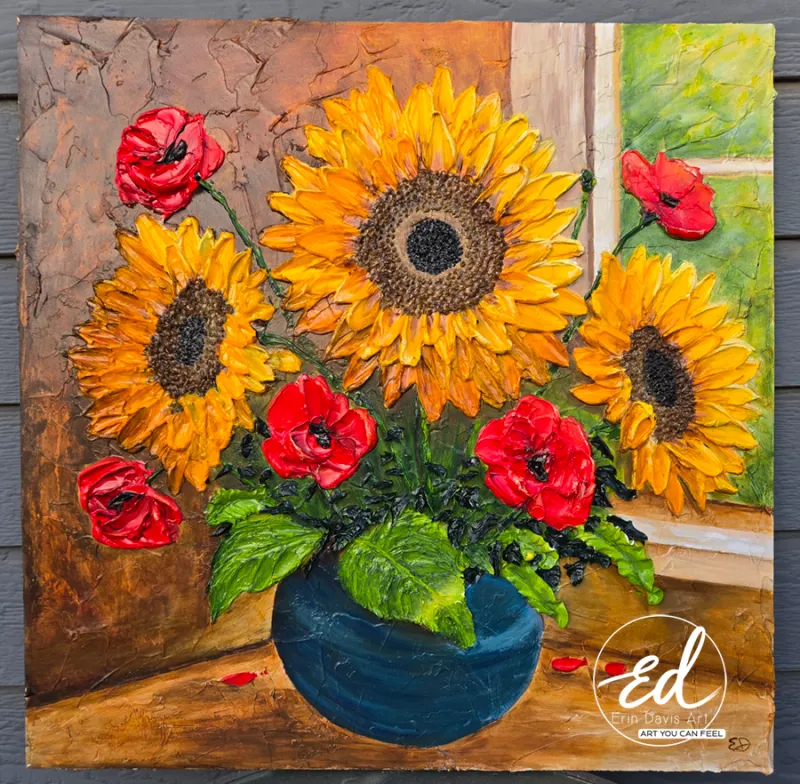 Sunflowers & Popies