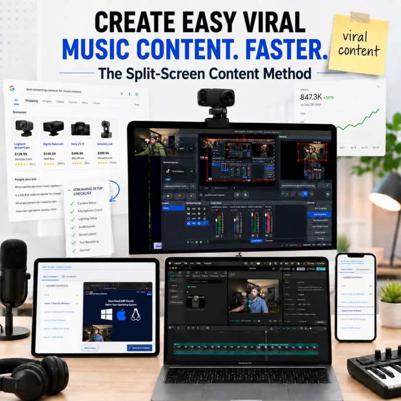  Split-Screen Content Course