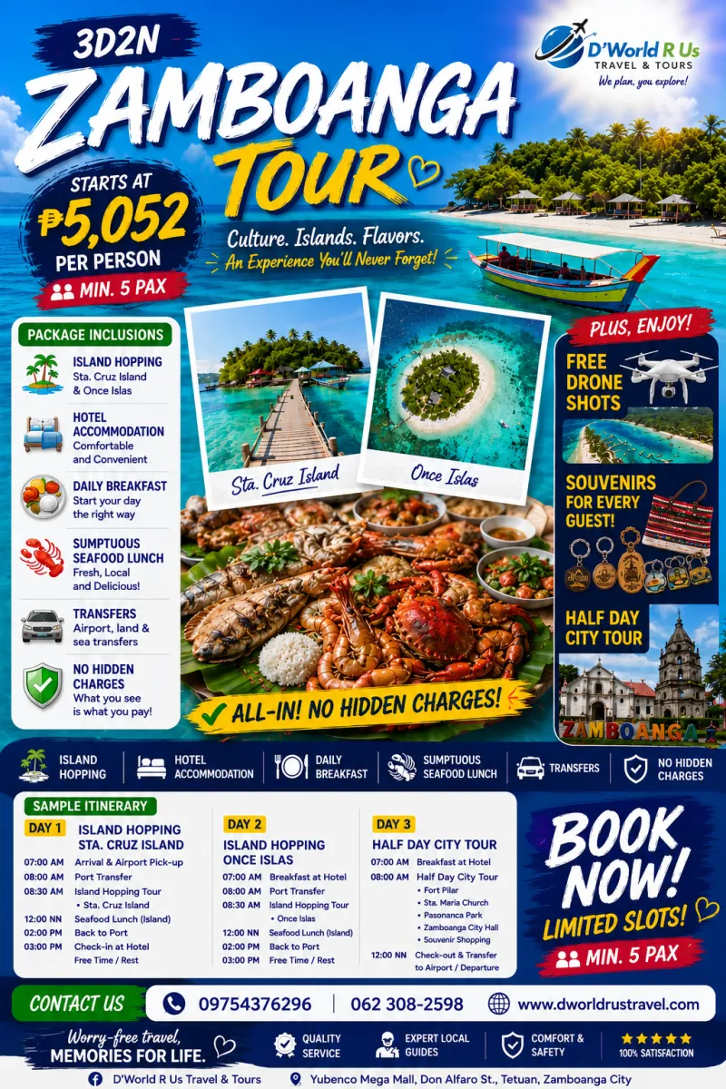 Zamboanga City Day 3D/2N