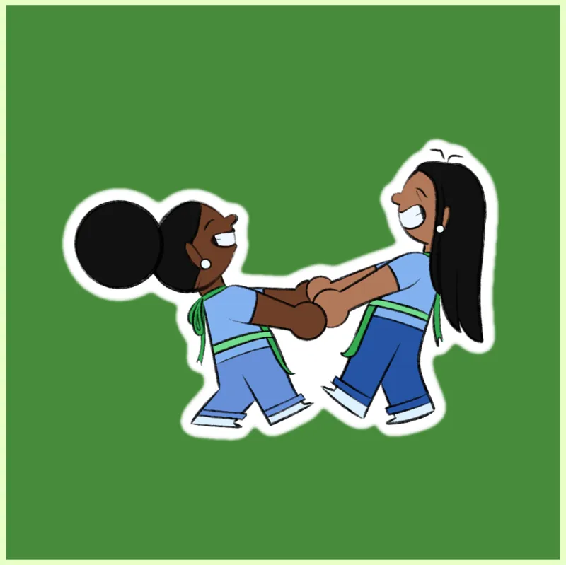 Power Of Friendship Sticker