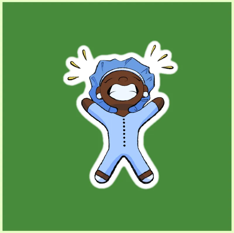 Awake Sticker