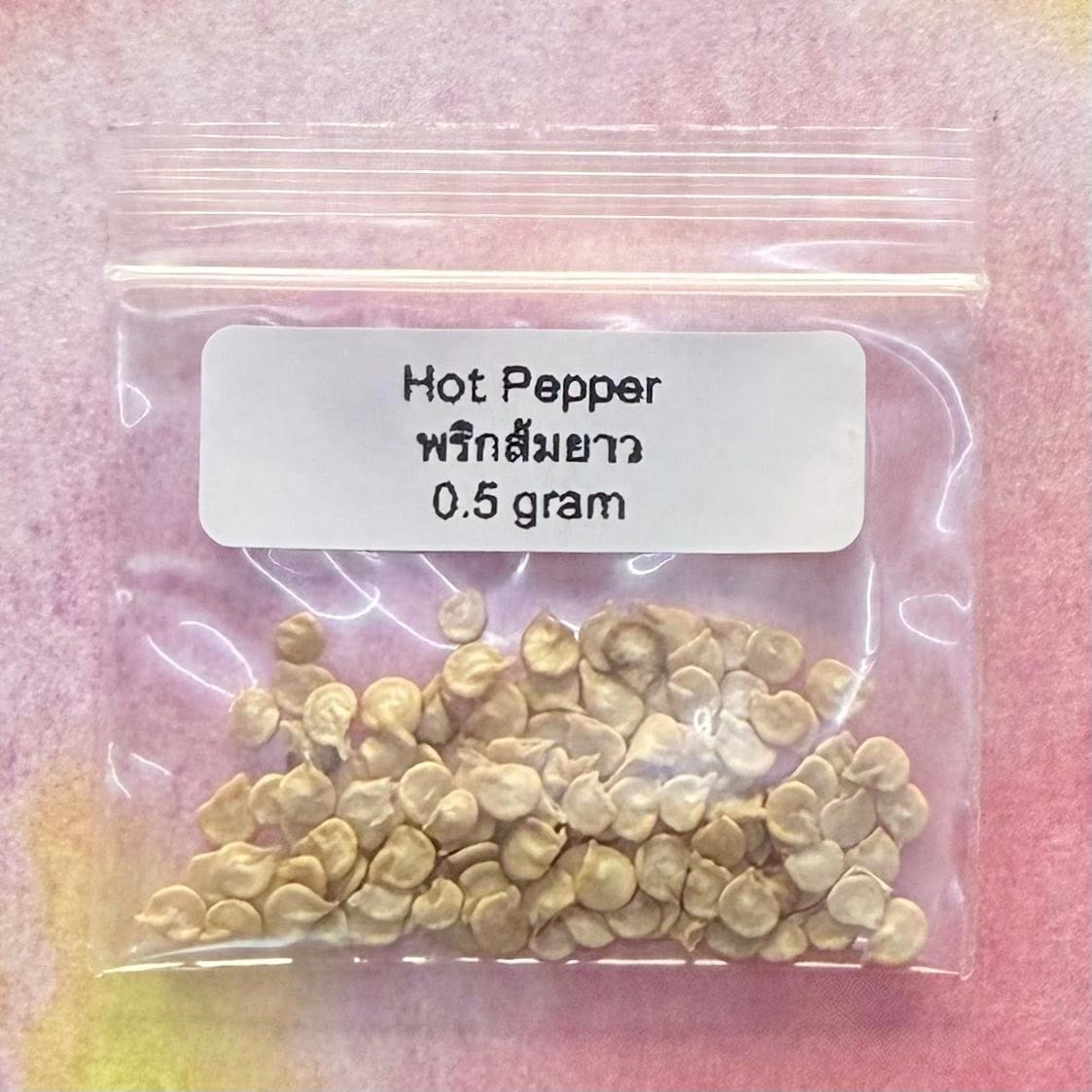 Hot Pepper (Long) / พริกส้มยาว