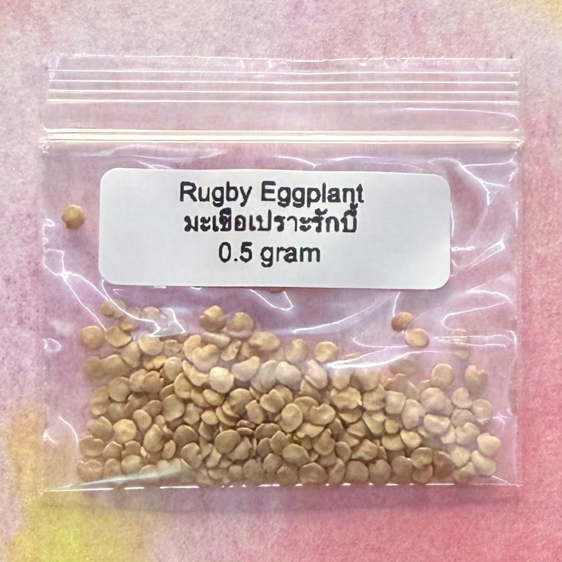 Rugby Eggplant / มะเขือเปราะรักบี้