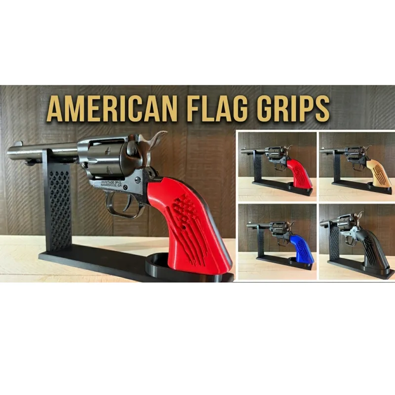 Custom Rough Rider Grips USA American Flag Theme