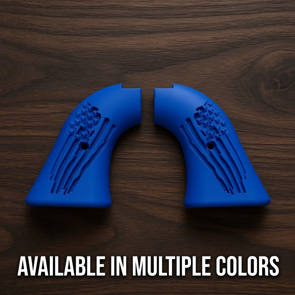 Custom American Flag Rough Rider Grip Panels