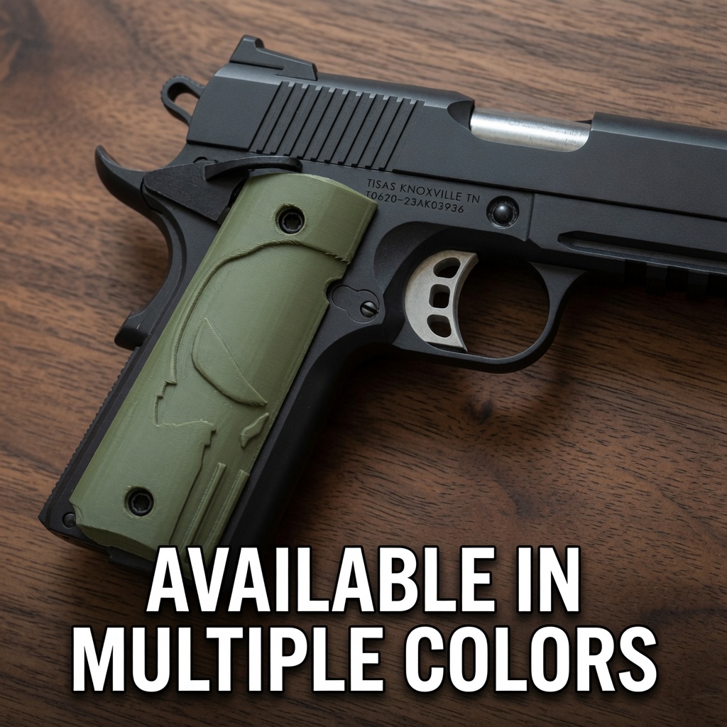 Punisher 1911 Pistol Grips Kimber Colt Rock Island Springfield