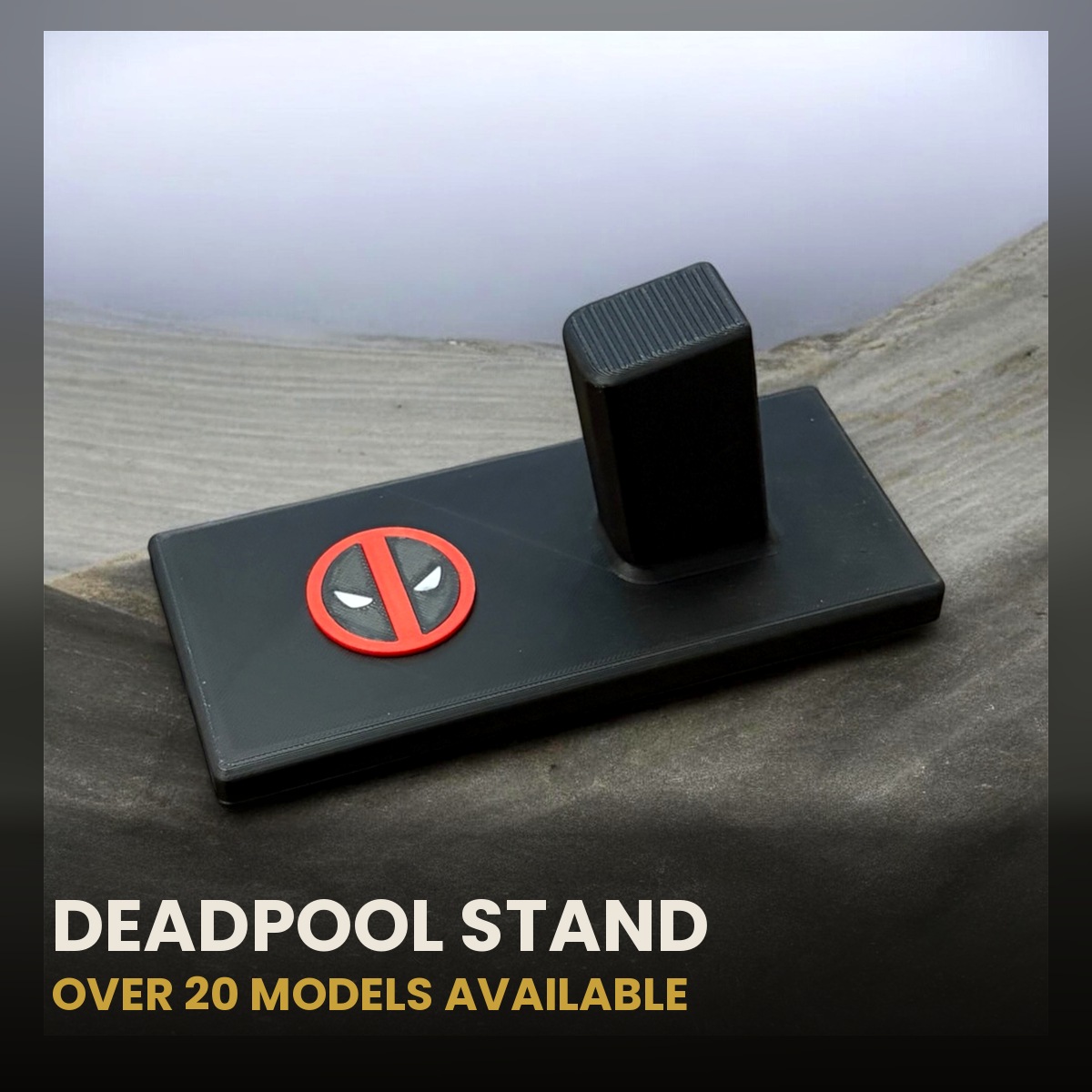 Deadpool Inspired Pistol Display Stand Custom Gun Stand 20+ Models USA Made