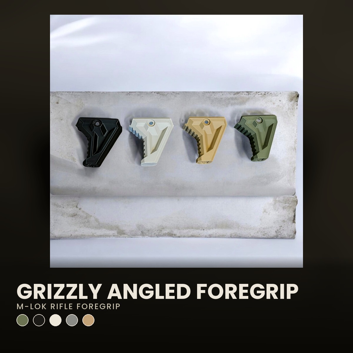 Grizzly AR-15 Hand Stop for Picatinny Rail