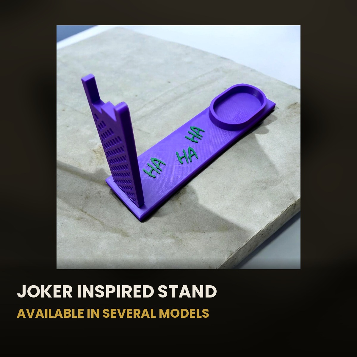 Joker Inspired Revolver Stand