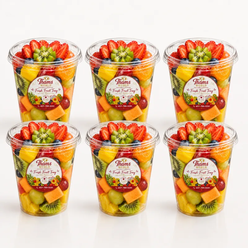 THAMS WORLD FRESH FRUIT CUPS-12oz