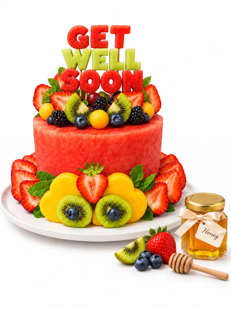 GET WELL SOON FRUIT CAKE